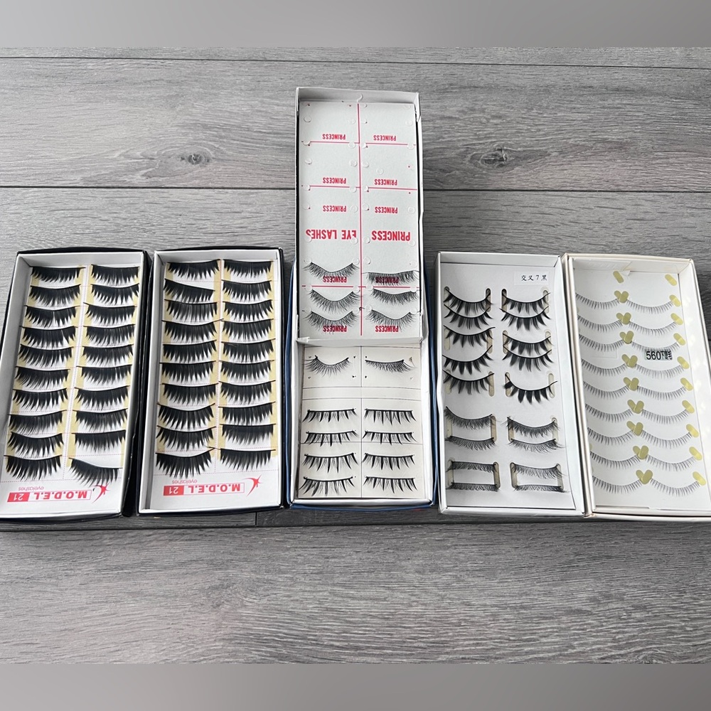 Assorted False Eyelashes Lot